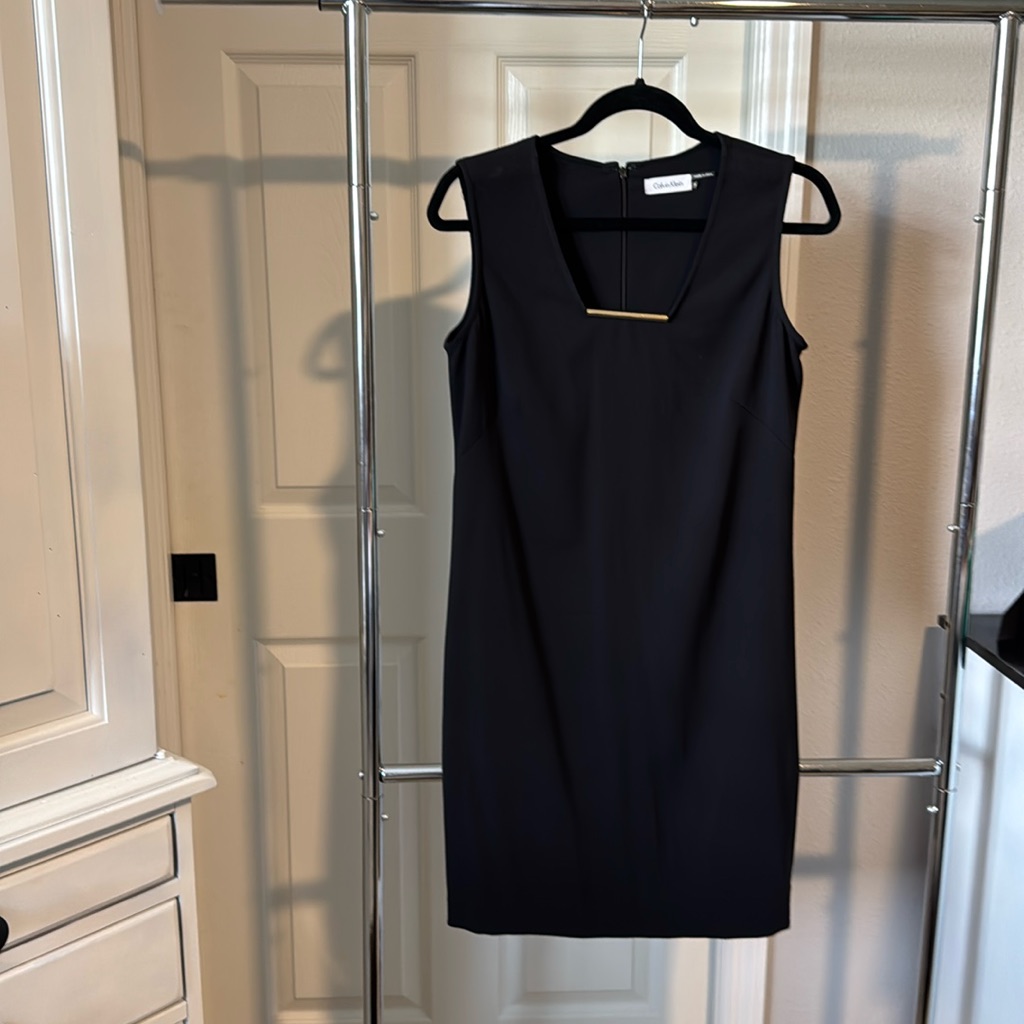 Calvin Klein Black, Sleeveless Dress
